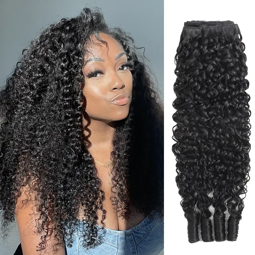 YWIGS Burmese Curly Bundles Human Hair 100% Unprocessed Virgin Hair Weft Bundles Human Hair Extensions Raw Burmese Curly Natual Black Human Hair Bundles for Black Queen 100 grams per bundle #backtoschool #backtoschoolshopping