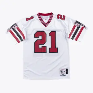 Men's Deion Sanders White Atlanta Falcons 1989/90 Authentic Jersey