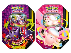 Pokémon TCG: Mega Moonlit Tin featuring Mega Gengar ex AND Mega Clefable ex - 2 TINS.