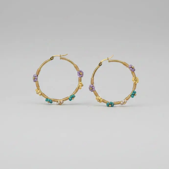 Bloom Medium Hoops