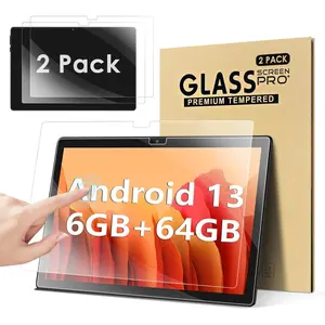 2 Pack 10.1 inch Screen Protector for ?ECOPAD THTH-K12C 10.1 inch Android 13 Tablet, Ultra-Clear/Case-Friendly/Touch /Bubble Free/Anti-Scratch Tempered Glass