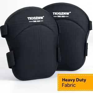 TKIGZNW Knee Pad, Knee Pads with Adjustable Straps, Kneepad Heavy Duty Foam Padding, Black