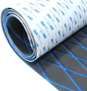 KXKZREN Premium EVA Foam Boat Decking Sheet, Non-Slip Marine Flooring Mat with Diamond Traction, Strong Self-Adhesive Backing, Custom DIY Cuttable Boat Accessories for Kayak, Yacht