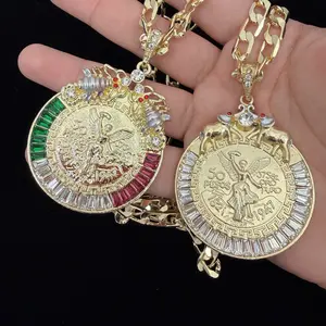 50 Pesos Centenario Scorpion Elephant Design 14k Gold Plated