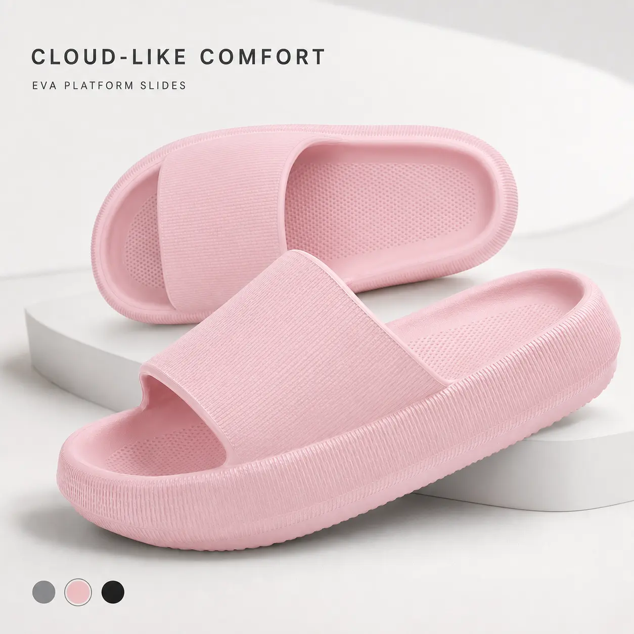 Unisex Sports Slides - 2026 Footwear with Thick Cushioned Sole, Adjustable Double-Buckle Straps, Comfortable Outdoor Walking Shoes for Men, Women, Shoe, Slipper, Adjustable Straps, Comfortable Fit, Sport Sandals, Unisex Wear