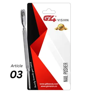 Cuticle Nail Pusher Remover Stainless Steel Tool Manicure Pedicure Tools