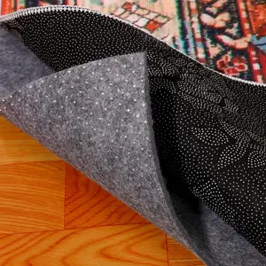 Non Slip Rug Pad 5 x 7 Ft, Felt Under Rug Cushioning, Carpet Padding for Area Rugs  Hardwood, Laminate & Tile Floors, Keeps Rugs Secure