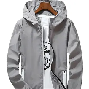 Cross-border summer reflective sun protection clothing for men and women, plus-size quick-dry skin jacket, company team windbreaker with printed logo