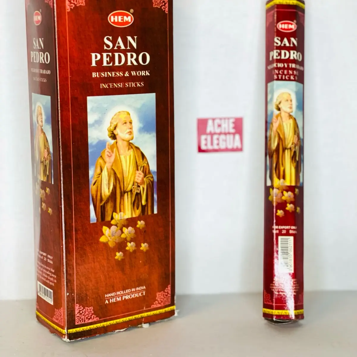 Hem San Pedro Incense Stick for Home Fragrance - Natural Ingredients, Good Luck Scented Aroma Perfume for Relaxation & Stress Reduction