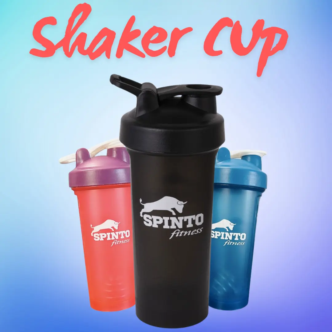 SPINTO FITNESS Leakproof BPA-Free 600ml Sport Water Bottle - Reinforced Plastic, Drop-Resistant, Easy-to-Carry, Spill-Proof Lid, Gym Bag Fit Protein Mixer for Fitness Enthusiasts' Pre-Workout Hydration