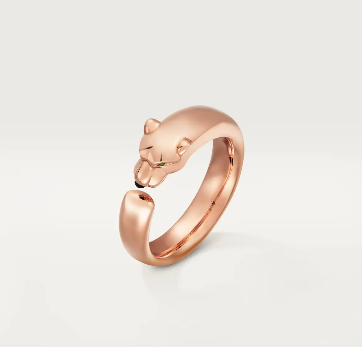 Pre-owned Cartier Panthère de ring, small model rose gold size 62