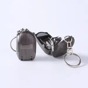 Portable Foldable Nail Clippers Keychain, Mini Car Key Ring, Compact Nail Trimmers, Essential Grooming Tool, Travel Friendly, Nail Nippers