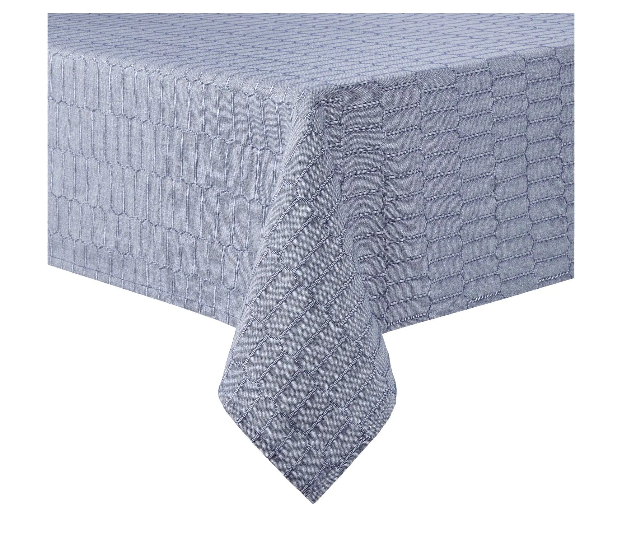 Martha Stewart Honeycomb Modern Farmhouse 60"x120" Tablecloth