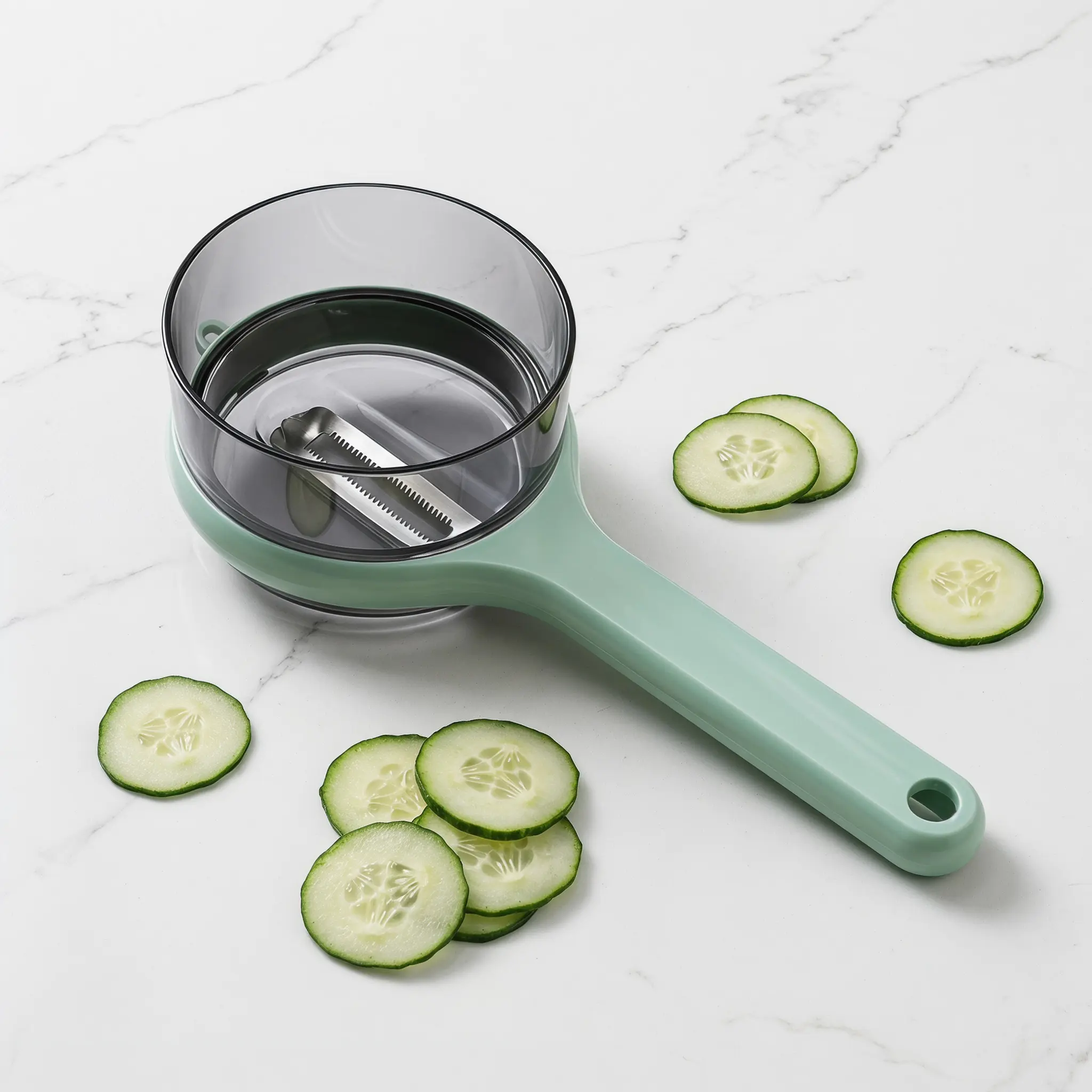 Ergonomic Non Slip Stainless Steel Swivel Peeler With Storage Box Portable Anti Waste Fruit Vegetable Peeling Tool For Home Kitchen Use-MM1