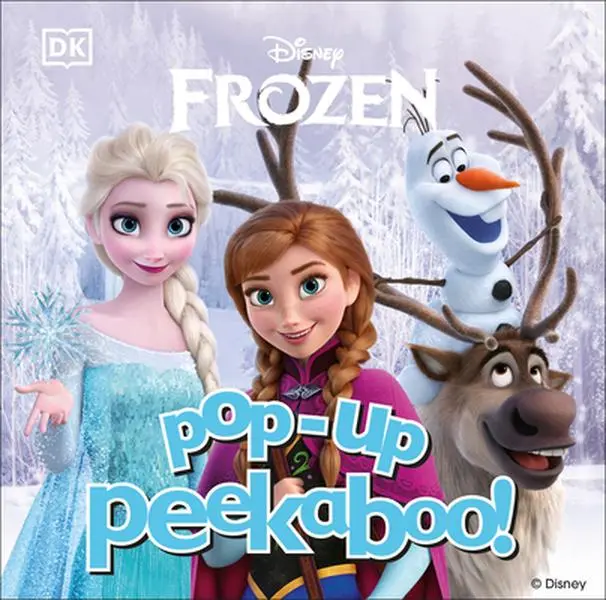 Pop-Up Peekaboo! Frozen Enchanting Interactive Chunky Board Book by DK - English Children's Humanities & Social Sciences Read, Thick Pages, Aids Language Development for Frozen Movies Fans