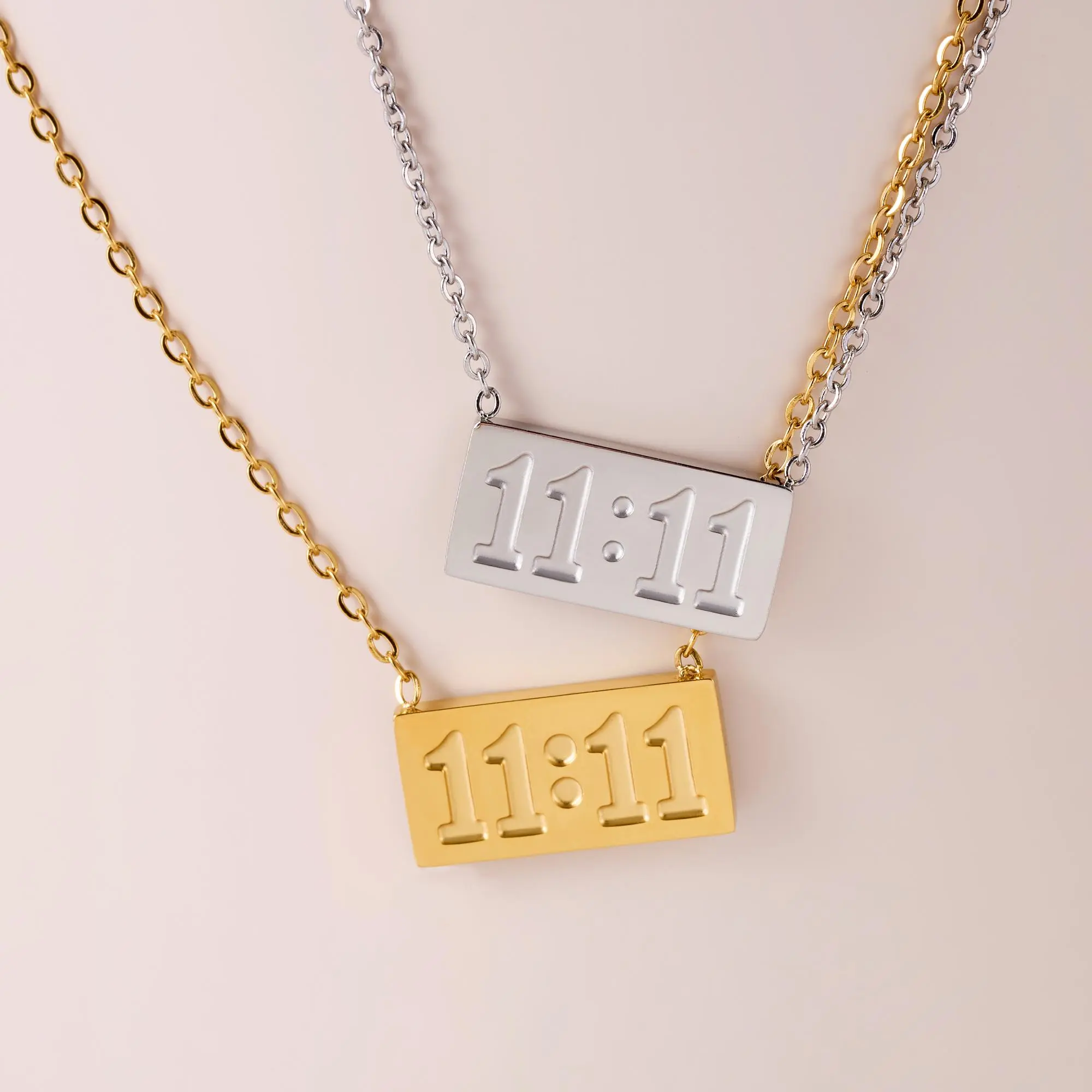 OUFER BODY JEWELRY 11:11 CZ Make a Wish Stainless Steel Necklace, Dainty Non Tarnish Jewelry for Women, Adjustable Womens Gifts, Accessories For Women, Gifts For Women OUFER BODY JEWELRY 11:11 CZ Make a Wish Stainless Steel Necklace, Dainty Non Tarnish Jewelry for Women, Adjustable Womens Gifts, Accessories For Women, Gifts For Women