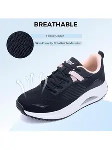 Women's Walking Shoes Arch Support Orthotic Breathable Tennis Sneakers for Plantar Fasciitis Pain Relief US 5.5-11
