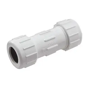 212 MAIN KBI CPC-4000 NSF Certified 4 in. 150 Psi Schedule 40 PVC Rubber Compression Coupling Adapter, Ideal for Sailing Water Sports