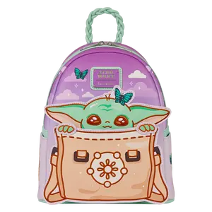 The Mandalorian Grogu Butterfly Mini Backpack