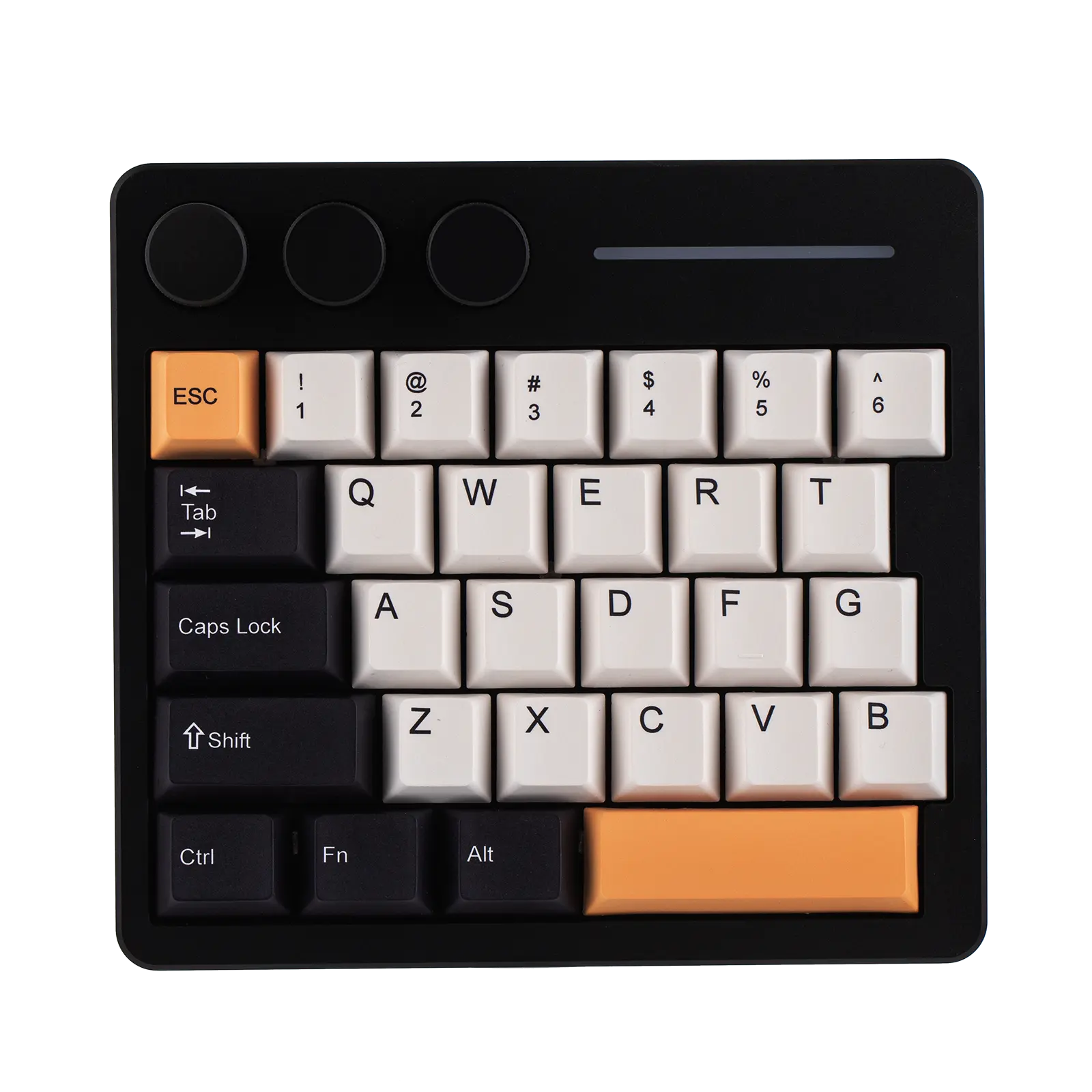 KiiBOOM Cybrix 29 Rapid Fast Wired Gaming Keyboard 8Khz Polling Aluminum & Acrylic One Handed Keyboard Programmable Knobs Magnetic Switch Adjustable Actuation RGB Backlits FR4 Plate keyboards for gaming creamy keyboard dealsforyoudays