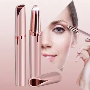 Portable USB Electric Eyebrow Trimmer, Adds Two Blades, Longer Lifespan, Automatic Eyebrow Groomer, Eyebrow Shaper, Beauty Shaver, Suitable for Face Hair Removal
