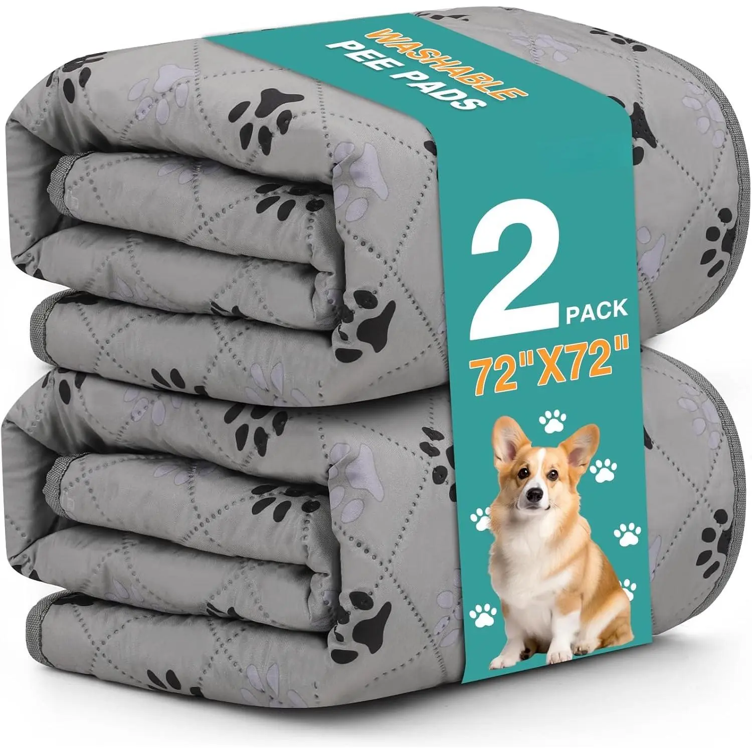 Washable Pee Pads for Dogs Super Absorbent   Pads Non-Slip    Pads Mats Whelping Pads for Dogs Cats Puppy