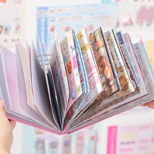 Cute Sticker Book, 72pcs/book Vintage Scrapbooking & Journal Making Material Paper, DIY Decorative Sticker for Water Bottle & Phone Case, Art Stickers, Sticker Sheets