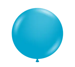 17" TUFTEX Turquoise Latex Balloons 50ct Bag #17049