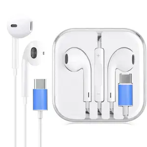 Headphones with USB-C Plug, Wired Ear Buds with Remote to Control Music, Phone Calls, and Volume, Wired Earbuds