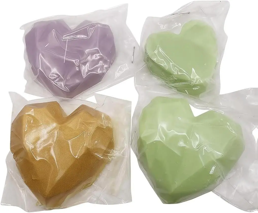 CashualTEE Scents Handmade Heart Wax Melts Variety Pack 4.5 oz Coconut Tart Wax Paradyce Bliss Comfort Tranquilizing Lavender Flameless Self Care Melts Caluxe C55 Premium Plant-Based Wax