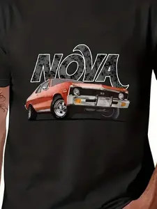 Super Nova Graphic T Shirt Fashion Boutique T Shirt Casual Wearpattern Print Crew Neck T Shirt Gift Fashion Lovers Must Vacation Clothing Seasonal Fashion Playful Design Festive Apparel Comfortable Wear Stretchy Fit, Plus Size