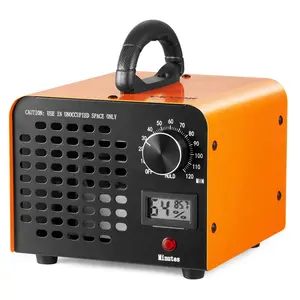 【FathersDayGift】 VEVOR Ozone Generator, 12000mg/h Ozone Machine Remover, High Capacity Commercial/Industrial Ozone Generator Machine, Home Air Ionizers Deodorizer with 0-120 min Time Setting for Rooms, Cars, Pets