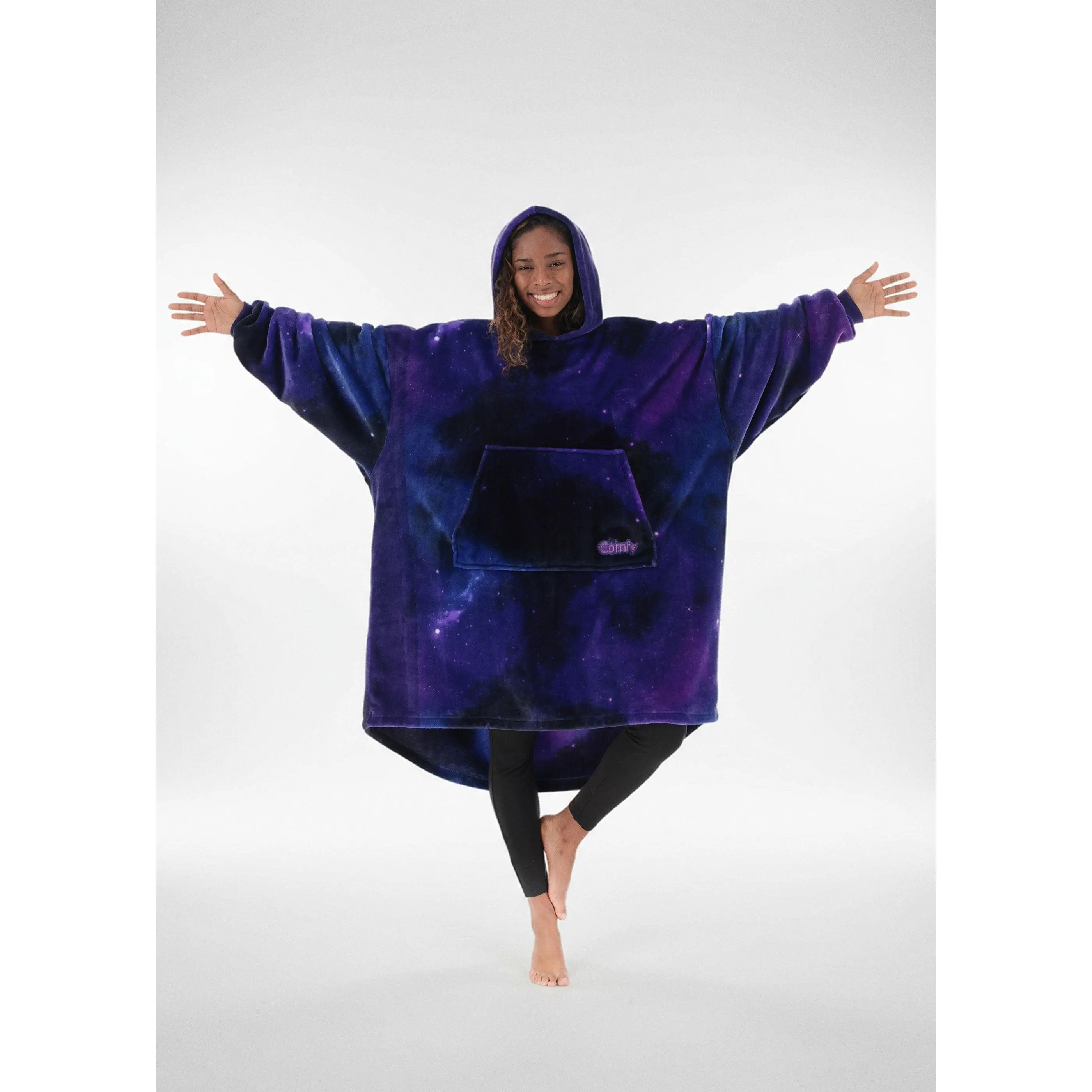 THE COMFY Dream - Lightweight Ultra Soft Microfiber Wearable Blanket Hoodie for Warmth and Style, Machine Washable, One Size Fits Most, Seen on Shark Tank, Great Gift