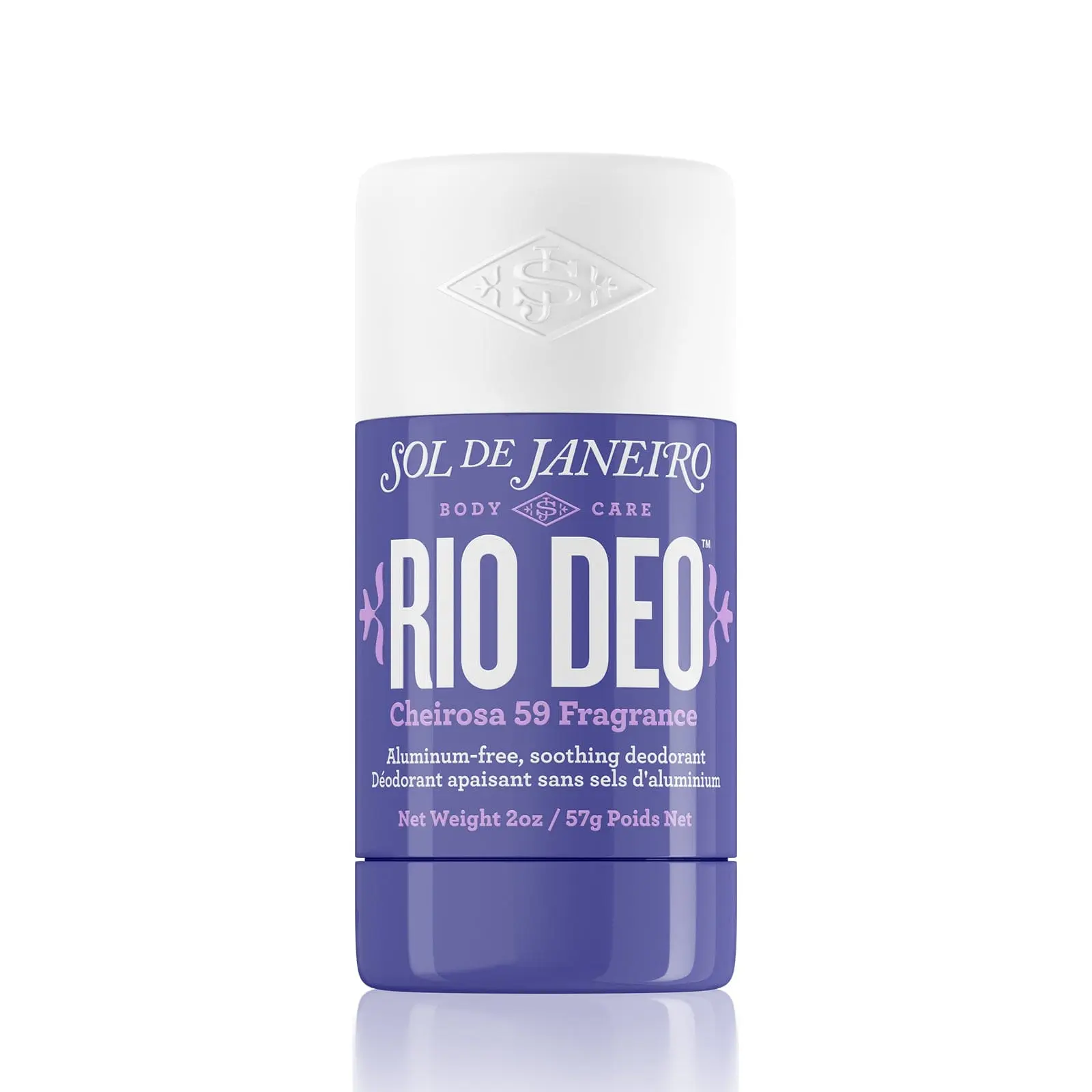 Sol de Janeiro Rio Deo Aluminum-Free Deodorant - Cheirosa 59 Woody Gourmand Fragrance with Vanilla Orchid and Sheer Sandalwood