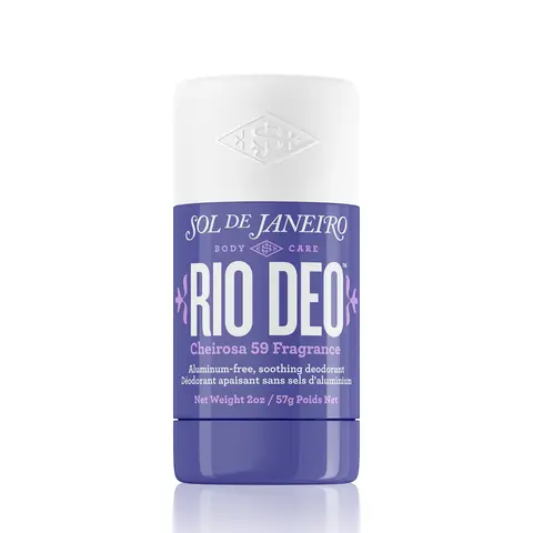 Sol de Janeiro Rio Deo Aluminum-Free Luxury Deodorant for Women - Cheirosa 59 Woody Gourmand Fragrance (Vanilla Orchid, Sheer Sandalwood), Low Tox, Soothing, Baking Soda-Free, Naturally Sourced, Body Odor Control, Low Tox Lifestyle Essential