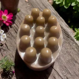 Amla & Honey Hibiscus Shampoo Bars - 3 oz Vegan Shampoo with Amla, Hibiscus, Shea Butter, Mango Butter & Honeysuckle Essential Oil - Chemical Free