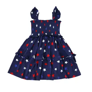 Sam Stars SMOCKED DRESS Casual 4th of July Outfit