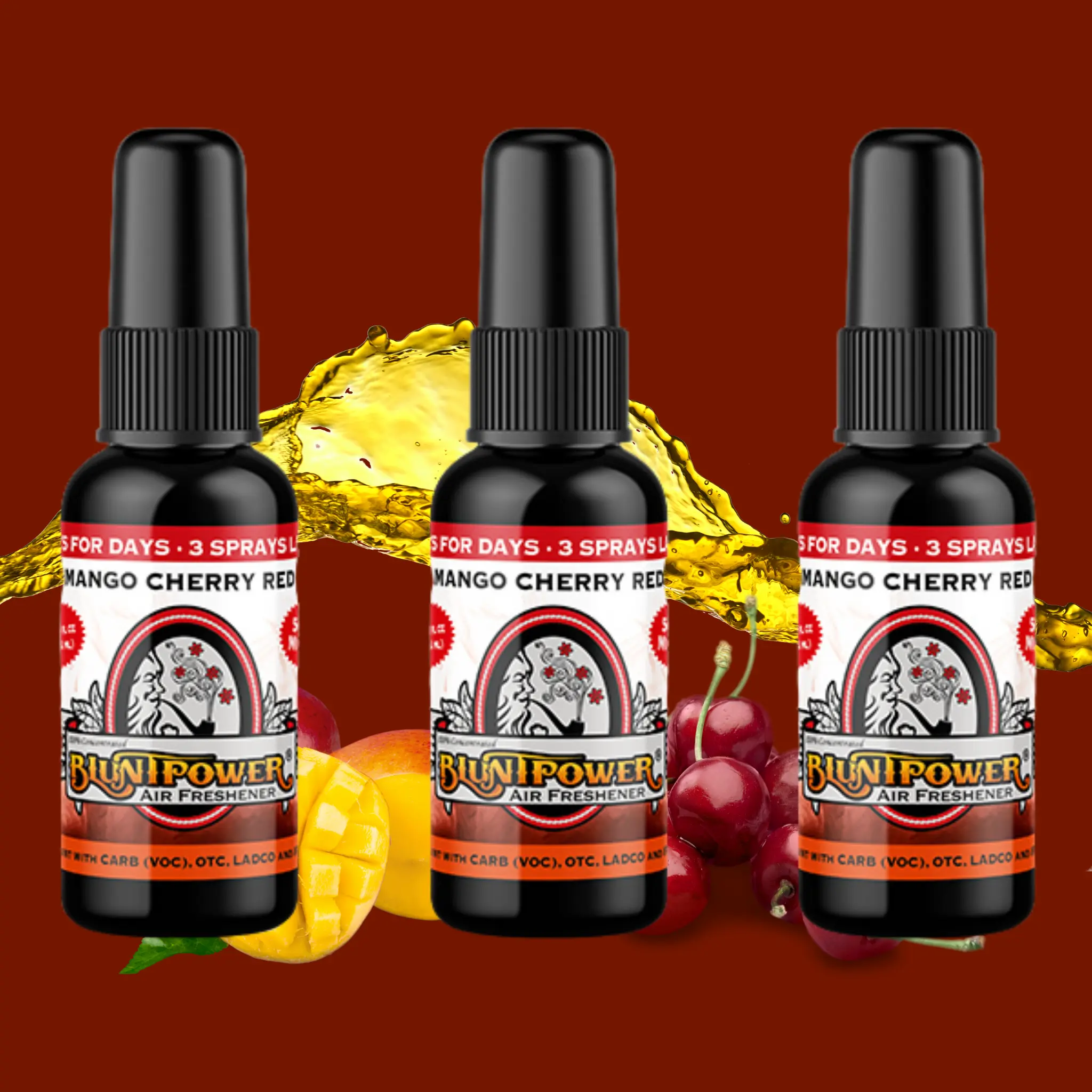 Mango Cherry Red Air Freshener Bundle (3 Pack)