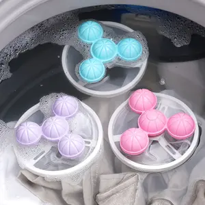 3-Piece Laundry Bag Set with Hair Removal Function, Floating Lint Filter Net for Clothes Care, Washing Machine Use