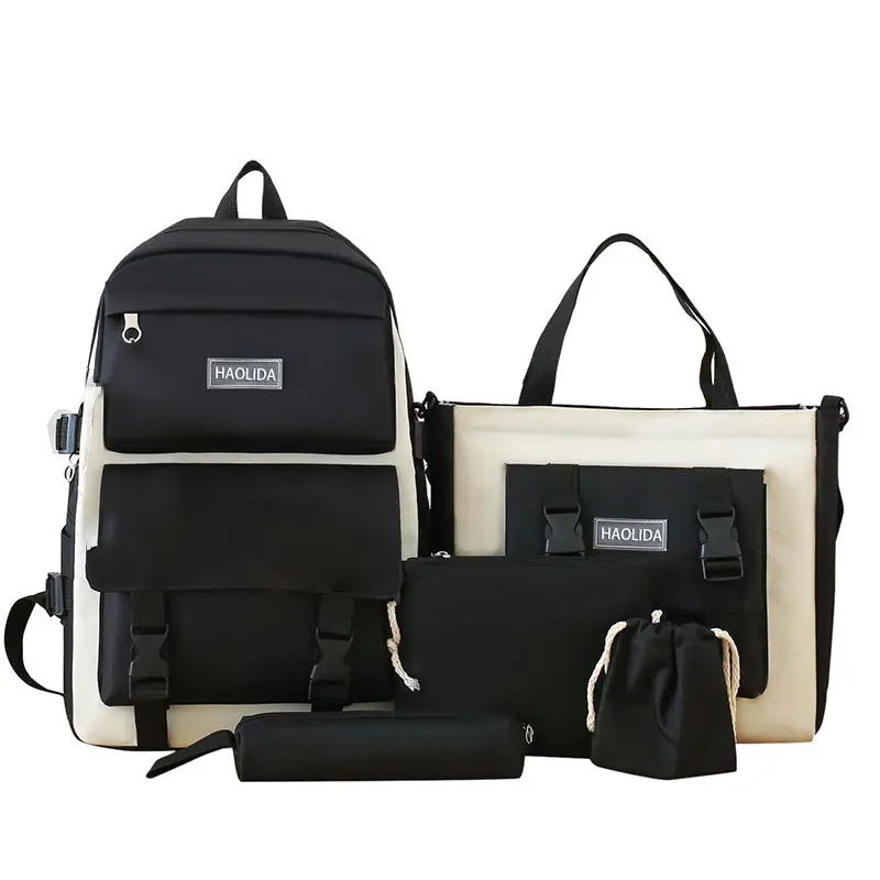 Black five piece set