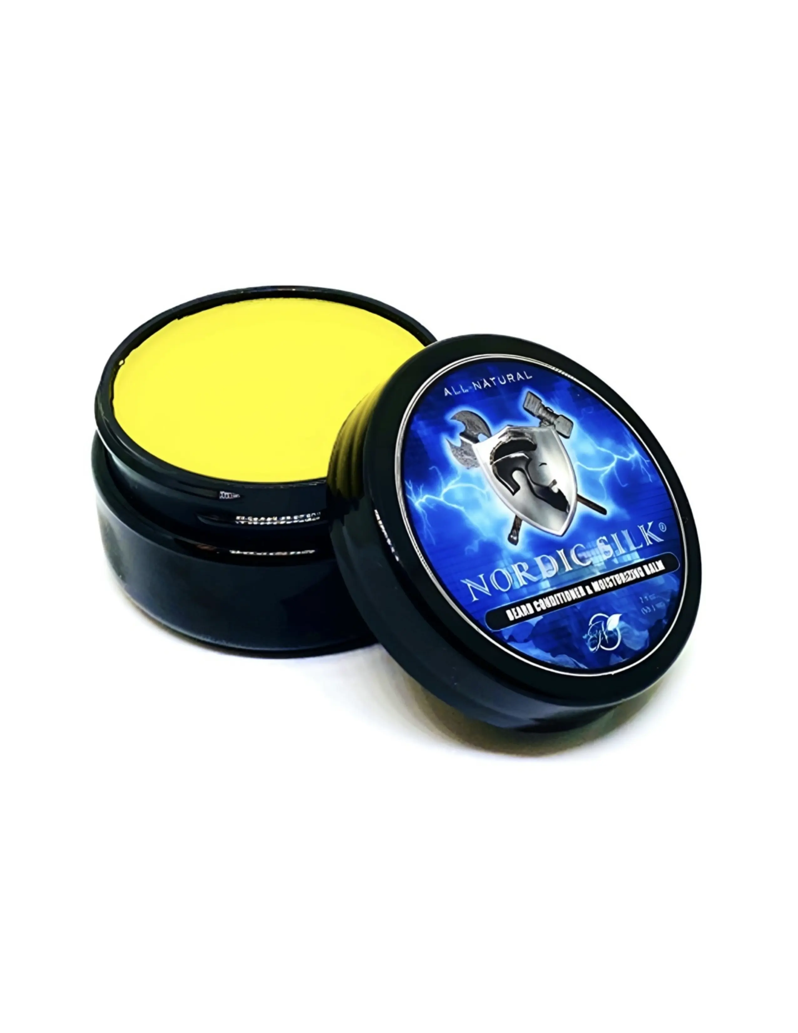 NūBorn Skin Nordic Silk All Natural Lime & Vanilla Beard Balm Conditioner - Nourishing Moisturizing Daily Care for Healthy Growth & Skin Comfort