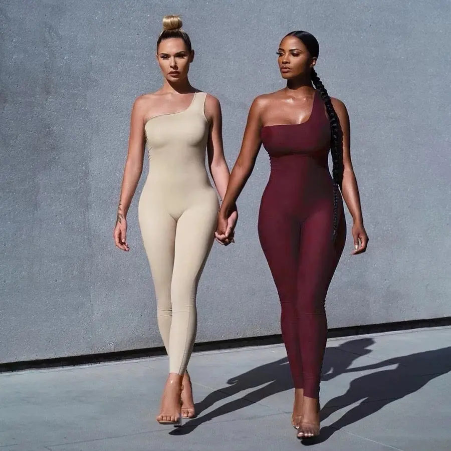 One Shoulder Jumpsuit