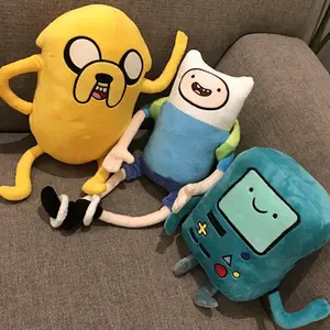 cute big size Adventure Time Plush Toys Finn Jake Soft Stuffed Animal Dolls Party Role girl boy birthday gift anime plush toy