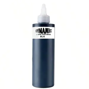 Professional Tattoo Ink 8 Oz (240 Ml) for Beginners Silicone Leather Practice Pigment Liquid Non-Toxic Makeup Studio