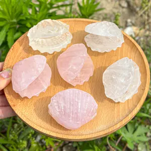 【Higher Crystal】1 count "Handmade crystal Seashell Ornaments - Unique Decor with Coastal Charm"