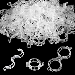 200 PCS Tomato Clips Plant Clips for Climbing Plants Reusable Plastic Plant Support Garden Clips for Tomatoes Vegetable Outdoor Plants