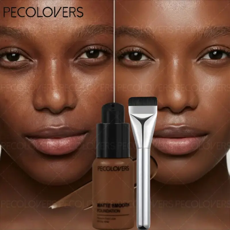 Face Foundation Makeup Base Liquid Foundation Cream Full Coverage Concealer Moisturizing Hydrating Face Make Up Cosmetic