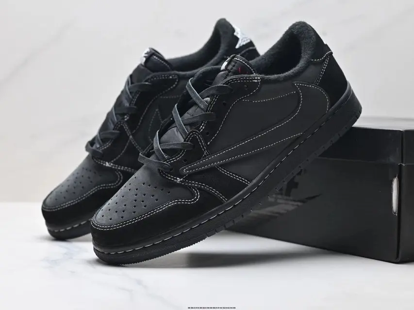 Brand New Nike OG 1 Low OG 'Black Phantom' Sneakers Fashion Sports Basketball Shoes
