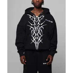 Loiter Blood Born Zip Hoodie Black