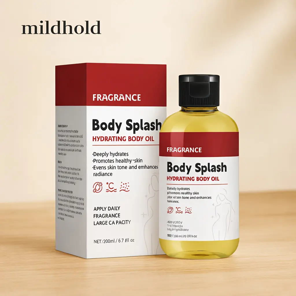 Mildhold Gentle Scented Body Splash Hydrating Oil - 200ml Daily Body Care Moisturizer, 12hr Moisture Lock, for Dry Skin, Barrier Repair & Skin Brightening